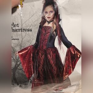 Vampire Enchantress Kids Costume - Red and Black